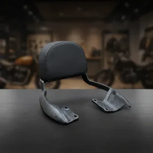 RE Hunter 350 Backrest Cushion – Pillion Back Support with Heavy Duty Metal Frame & Comfort Padding Sarkkart