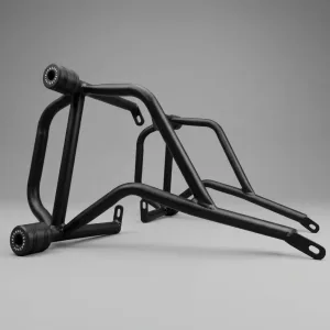 Royal Enfield Classic 650 Crash Guard with Sliders – Premium Heavy Duty Alloy Steel Engine Protection Frame (Black) Sarkkart