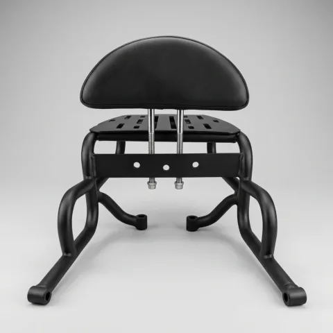 RE Himalayan 411 & Scram 411 Top Rack with Backrest – Heavy Duty Rear Luggage Carrier with Pillion Support (Black) Sarkkart