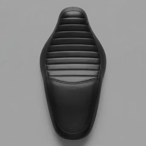 Premium Ribbed Designer Seat Compatible With Hunter 350 – Dual Tone Comfort Cushion with Enhanced Grip (Black) | Sarkkart