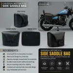 Universal motorcycle side saddle bag (1)