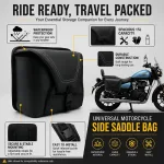 Universal motorcycle side saddle bag (2)