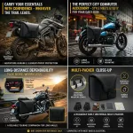 Universal motorcycle side saddle bag (3)