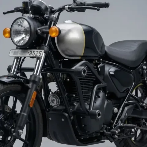Sarkkart Crash Guard Compatible With Royal Enfield Hunter 350 – Heavy-Duty Rust-Free Protection with 1-Year Warranty